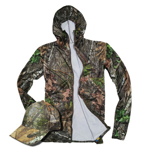 Custom Men's Camouflage Hunting Wear Breathable Print Pattern Jackets and Pants Moisture Wicking and Windproof - Product Image 1