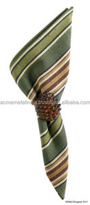 Design unique rond de serviette noir en gros plus grande qualité forme personnalisée rond de serviette en métal pour l'utilisation de restaurant et salle à manger - Product Image 4