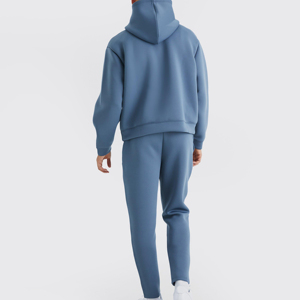 Chándales Personalizados de Color Sólido para Hombre de Invierno, Servicio OEM, Alta Calidad, 100% Algodón, Antiolor, Logotipo Personalizado - Product Image 3