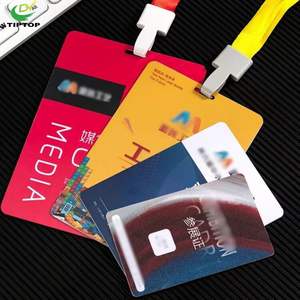 Tiptop Custom Printed PVC <strong>Card</strong> Plastic Visitor Pass Exhibition Event Factory Security Identification Badge - Product Image 2