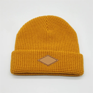 OEM Service Trending <b>Waterproof</b> Customizable Acrylic <b>Beanie</b> Cap Unisex Exclusive Warm Jacquard Custom Color Soft - Product Image 1
