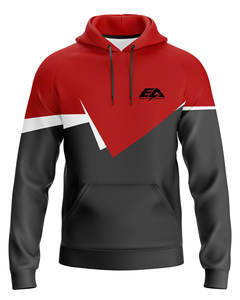 Haute qualité 100% polyester Sublimation pull à capuche fabriqué vêtements de sport impression numérique brodé pantalons de survêtement bouffée - Product Image 1