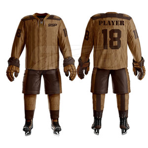 Le polyester a fait le dernier uniforme de hockey sur glace de conception place de haute qualité personnalisable confortable matériel durable - Product Image 1