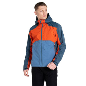 Black Lightweight Waterproof Windbreaker Jacket <b>Men</b> Hooded Stand Collar Casual Soft Shell Full Zip Outdoor <b>Rain</b> <b>Coat</b> Winter - Product Image 6