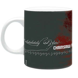 Taza de Té Chainsaw Man de 400 ml, Diseño Clásico, Hecha a Mano, con Patrón Novedoso, Apta para Lavavajillas y Microondas, con Tapa de Aislamiento Térmico para Bebidas Frías y Calientes - Product Image 3