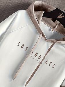 Nuevas sudaderas con capucha casuales Pullover Heavyweight Oversized Plain Sudaderas con capucha de manga larga - Product Image 3