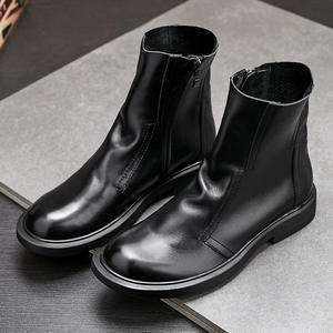 Chaussures Oxford en cuir de vachette pleine fleur avec talon amorti et design antidérapant, chaussures habillées pour hommes, chaussures en cuir - Product Image 3