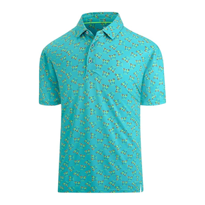 Vente en gros de polo de golf pour hommes avec logo personnalisé Séchage rapide Léger Respirant Performance Broderie Polos de haute qualité - Product Image 4