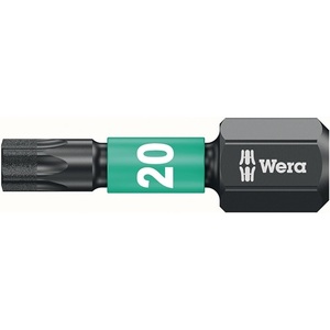 WERA Impaktor DC T20 Bit 25mm 1/4'' C6.3 Accesorio para herramienta eléctrica con 10 bits en caja DC - Product Image 1