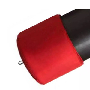 Sac de frappe à fort impact rouge/noir-couleur Qualité supérieure Meilleur prix Vente chaude Formation Nouveau design Sac de boxe - Product Image 3