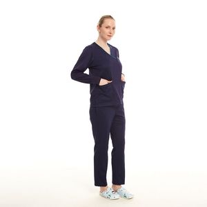 Uniformes Médicos de Algodón 100% Ecológicos, Clásicos y Hechos a Medida, Nuevos para 2026, Uniformes de Enfermería al por Mayor, Traje de Mezclilla para Hospital - Product Image 2