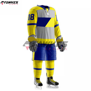 2024 diseño superior uniforme de hockey sobre hielo camisetas de fútbol para hombres conjuntos de ropa para niños y niñas uniforme de hockey sobre hielo sin mangas - Product Image 3