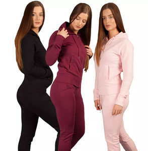 Pantalones de chándal cómodos con cintura elástica para mujer, monos de alta calidad con estampado de logotipo personalizado, el mejor diseño para la temporada de invierno - Product Image 2