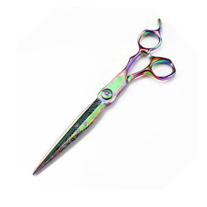 กรรไกรตัดผมสแตนเลสเยอรมัน6นิ้วพร้อมสกรูแฟนซีหลากสี - Product Image 4