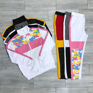 2025 nueva moda para hombre, conjunto de chándal cortavientos de nailon, Personalización completa, chándales cortavientos de poliéster sólidos al por mayor - Product Image 5