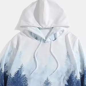 เสื้อฮู้ดมัดย้อมสำหรับผู้ชายเสื้อฮู้ดแบบกำหนดเองสำหรับฤดูหนาว - Product Image 3