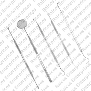 Instrumentos quirúrgicos dentales Kit de examen dental Premium Juego de herramientas de Limpieza de dientes de acero inoxidable Sonda de espejo escalador - Product Image 5