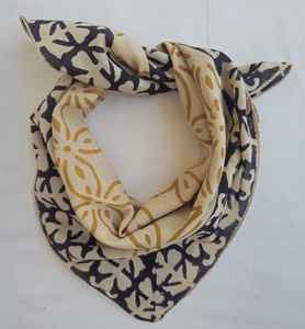 Soft Cotton Bandana Bohemian Style 100 Percent Cotton Neck <b>Scarf</b> Cotton Neckerchief Handkerchief Cotton <b>Square</b> <b>Scarves</b> For Her - Product Image 1