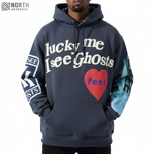 Sweat à capuche Oem surdimensionné personnalisé Fabricants 500 Gsm Logo personnalisé Fournisseurs de sweats à capuche 100% Coton Réversible 500 Gsm Hoodie - Product Image 1