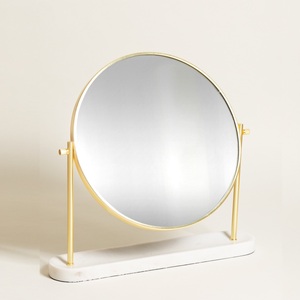 Espejo de mesa y pared decorativo de Metal de vidrio de alta calidad de lujo moderno para sala de estar dormitorio y oficina para uso en hoteles - Product Image 4