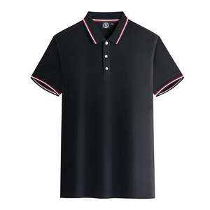 Nouveaux hommes à manches courtes été Slim Fit Logo personnalisé 100% coton 230gsm Polo uniforme Polo polos - Product Image 3