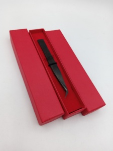 Pinzas para Extensión de Pestañas de Plasma Ruso con el Mejor Diseño, Logotipo Personalizado, Acero Inoxidable de Alta Calidad, Antiestáticas y Duraderas - Product Image 2