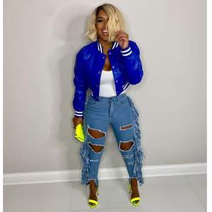 Blouson universitaire unisexe personnalisé à capuche, style urbain, col montant, logo frontal, coupe-vent, pour homme et femme, nouvelle collection hiver - Product Image 3