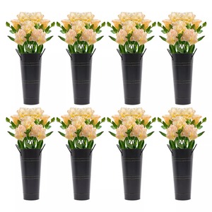 Maceta decorativa de metal personalizada Maceta de interior y exterior de alta calidad para el hogar y el restaurante - Product Image 3