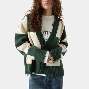 Suéteres de lana de punto personalizados, venta al por mayor, proveedor OEM, jersey de invierno de alta calidad, prendas de punto, ropa de moda directa de fábrica - Product Image 2