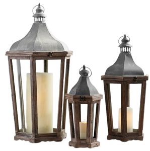 โคมไฟเทียนผสมโลหะและแก้วแฟนซีสไตล์โมเดิร์นไม่เหมือนใครดีไซน์ใหม่สำหรับตกแต่งบ้านและคริสต์มาส - Product Image 6