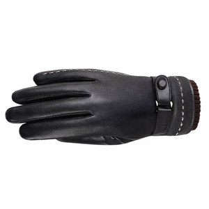 ถุงมือหนังพิมพ์ลายแบบกำหนดเองได้ถุงมือหนังคุณภาพดีทำสีพื้น - Product Image 4