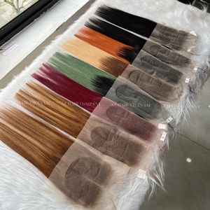 <b>Lace</b> <b>Closure</b> 12A Grade 100% Virgin Natural Human Hair Bone Straight Frontal Middle Part 2x4 2x6 4x4 5x5 Full Colors - Product Image 3