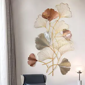 3D kelebek daire tipi kanepe Metal ev aksesuarları dekorasyon duvar asılı dekorlar