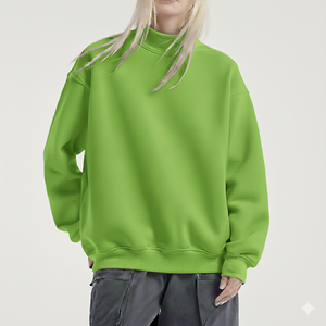 Blusa de Moda para Mujer, Invierno, Manga Larga, Cuello Alto, 100% Algodón, Ligera, Elegante, con Logotipo Frontal, Perfecta para Uso Diario - Product Image 1