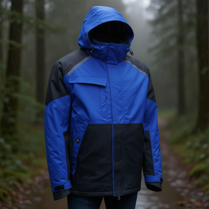 ELKA RAINWEAR Winter Working Jacket XTREME Size L Royal Blue/Black-for <b>Raincoats</b> - Product Image 3