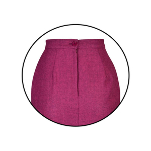 Nouvelle haute qualité été décontracté coton respirant élastique jupe crayon avec poche Mini jupe coton jupes pour femmes 100% coton - Product Image 3