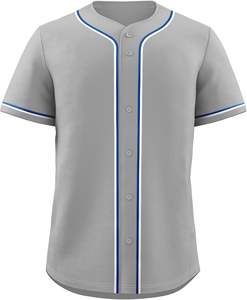 Botón de MOQ bajo Béisbol personalizado Nuevo diseño Transferencia de calor Poliéster transpirable de secado rápido Logotipo personalizado Ropa de béisbol y softbol unisex - Product Image 1