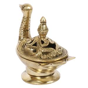 Quemador de incienso de pato de latón grabado personalizado, mesa decorativa de Metal pulido liso, centro de mesa, sala de estar, hogar, Hotel, regalo con logotipo - Product Image 5