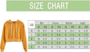 เสื้อสเวตเตอร์แบบสวมหัวมีฮู้ดของผู้หญิงรุ่นสั้นมีฮู้ดติดโลโก้ออกแบบได้ตามต้องการ - Product Image 6