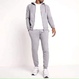 Venta al por mayor mejor calidad 100% algodón polar hombres chándales casuales en blanco chándales en nuevo estilo conjuntos y joggers para hombre. - Product Image 1