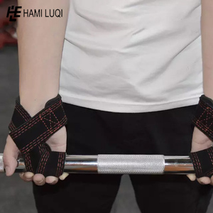 Sangles de levage de gymnastique personnalisées, enveloppes de poignet de Fitness, sangles de poignet rembourrées d'haltérophilie, vente en gros - Product Image 5