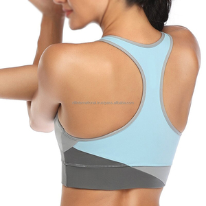 Women's High Support Sports <b>Bra</b> Shockproof Quick Dry Yoga Gym Running Seamless Workout Fitness <b>Bra</b> Four-Way <b>Stretch</b> 100% - Product Image 5