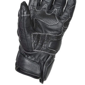 Gants de moto vintage professionnels à doigts complets en cuir véritable pour une utilisation en extérieur en hiver - Product Image 4