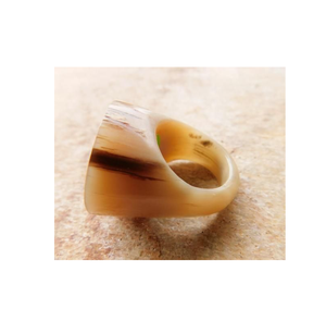 Anillo de cuerno de búfalo de calidad estándar, artículos de uso diario, joyería para mujer, anillos de cuerno hechos a mano, producto de gran oferta, embalaje personalizado - Product Image 5