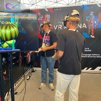 Máquina de Realidad Virtual InfinityVR, Arena de Movimiento Libre, 4, 6, 8, 10 Jugadores, Experiencia de Disparos de Zombies en 9D, Máquina de Juegos de Realidad Virtual