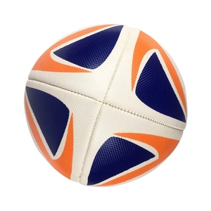 Ballon de rugby en cuir PU sur mesure, taille officielle professionnelle, entraînement, match, durable, extérieur, OEM, qualité supérieure, logo personnalisé - Product Image 6