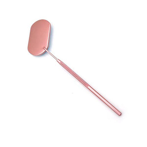 Espejos de extensión de Pestañas/Obtenga el nombre del espejo de extensión de pestañas Espejo de pestañas con mango de color con su negocio impreso en punta - Product Image 4