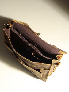 Handmade Genuine <b>Leather</b> Soft Laptop <b>Bag</b> Business Briefcase <b>Messenger</b> Luxury Light Weight - Product Image 6