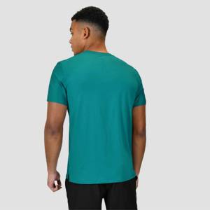 Camiseta duradera de nylon Spandex para hombre con ajuste de compresión y tela transpirable para gimnasio y ejercicio - Product Image 3