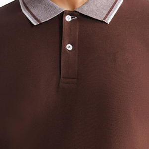 Camisetas Polo de Diseño Personalizado de Alta Calidad para Hombre, Cuello Camisero, 100% Algodón, Manga Larga, Camiseta Polo Lisa para Hombre - Product Image 5